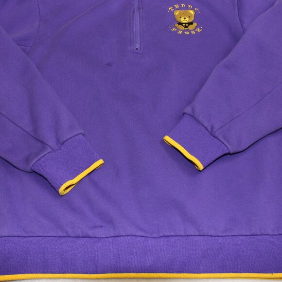 Teddy Fresh Quarter Fresh Sweatshirt Mens Large - Picture 4 of 8